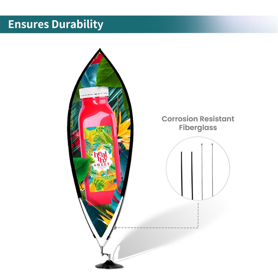 Custom Leaf Banner Flags
