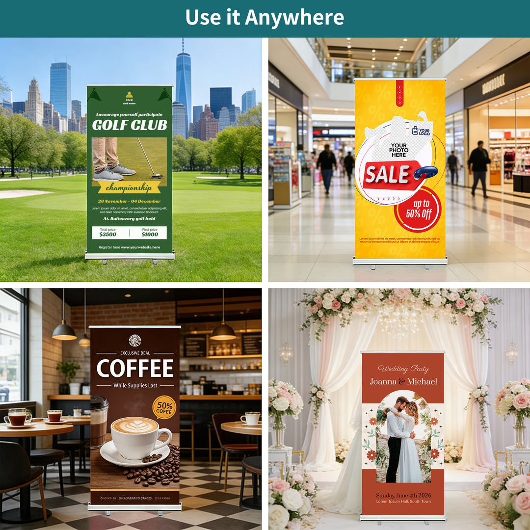 Custom Roll Up Banner Stands