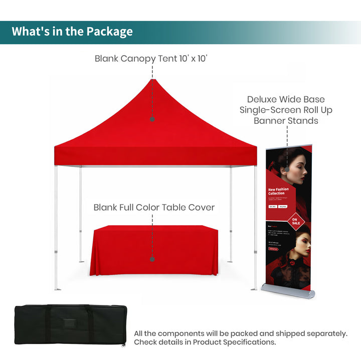 Custom Portable Canopy Tent Display Packages
