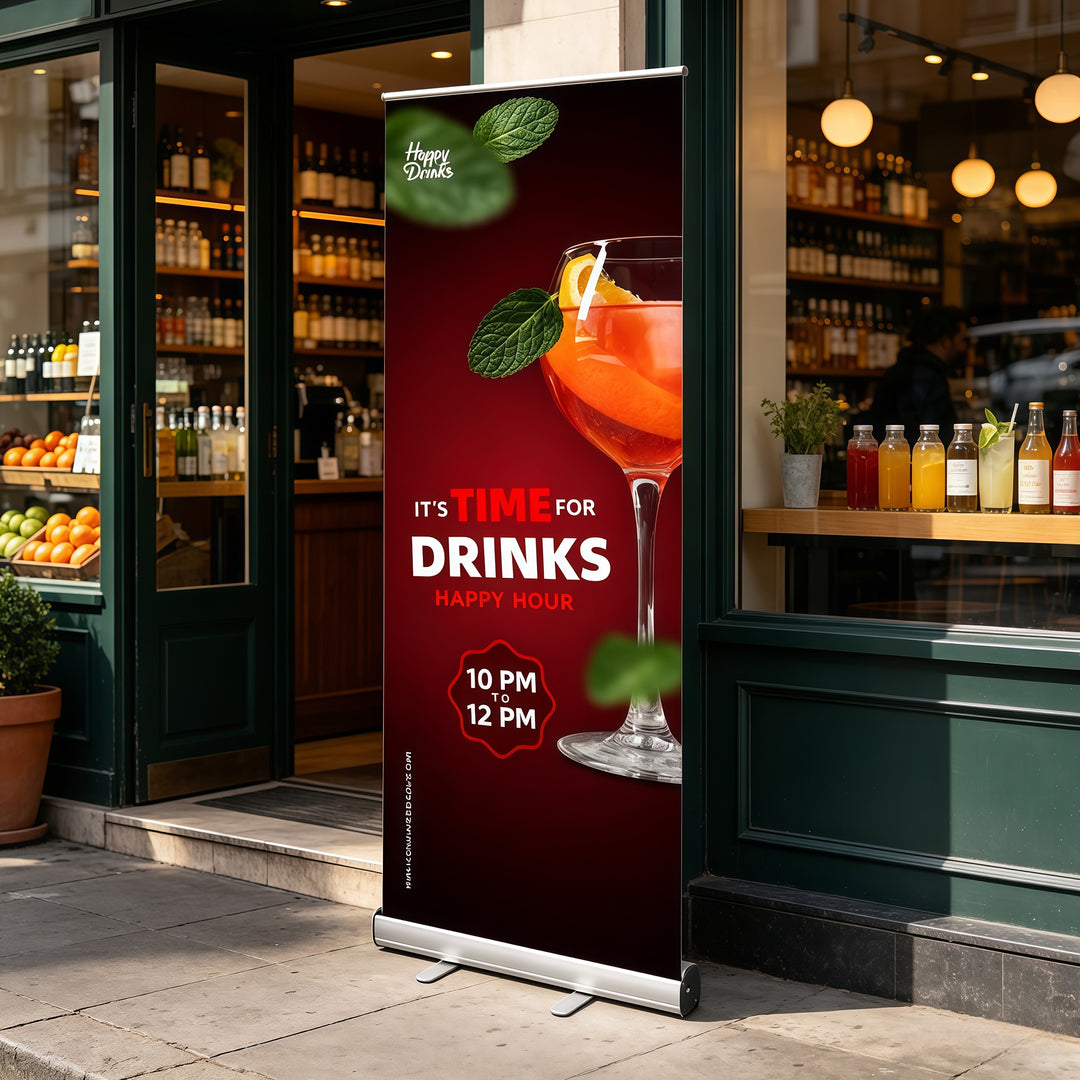 Custom Silverstep Retractable Banner Stands
