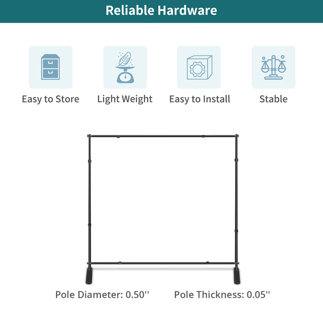 Custom Adjustable Banner Stands