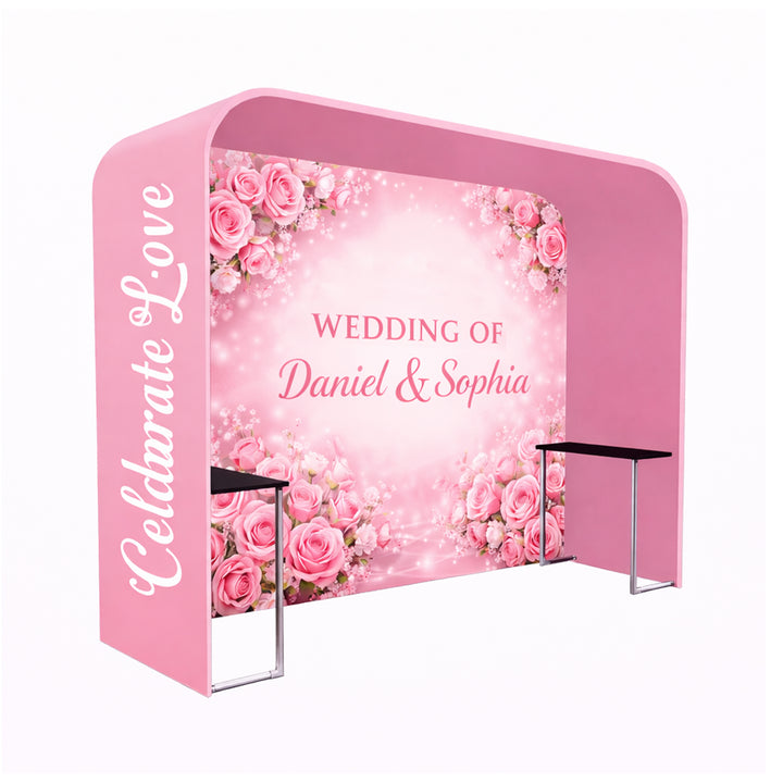 Custom Square Arch Fabric Display
