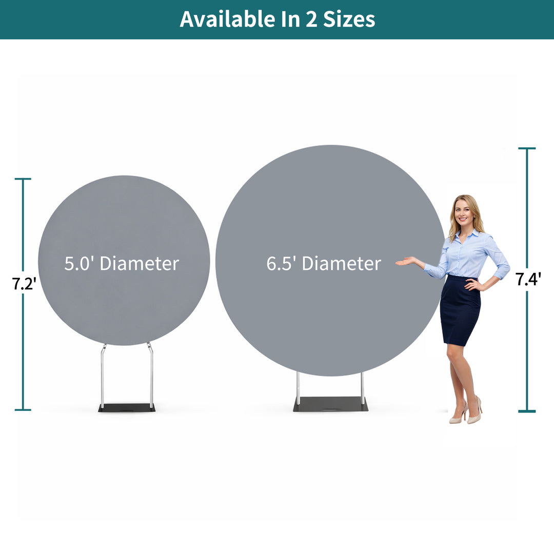 Custom Round Shaped Backdrop