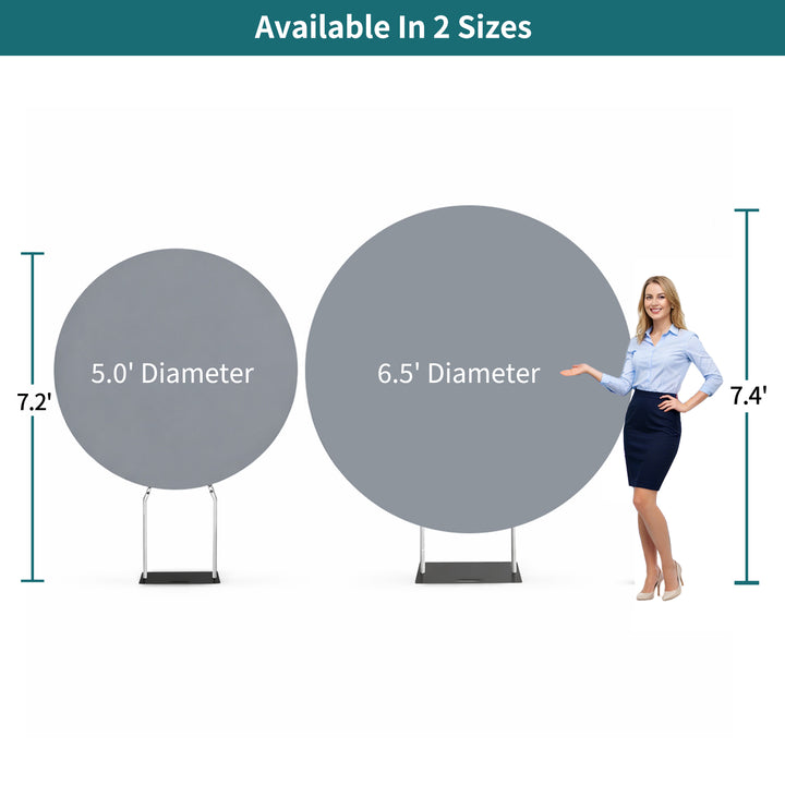 Custom Round Shaped Backdrop