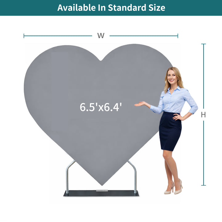 Custom Heart Shaped Backdrop
