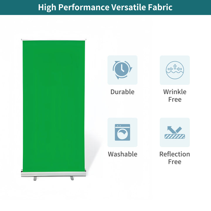Custom Roll Up Green Screen Portable Background
