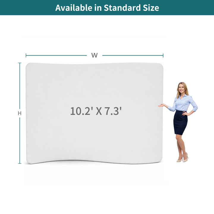 Custom S Shaped Pillow Case Tension Fabric Backdrop