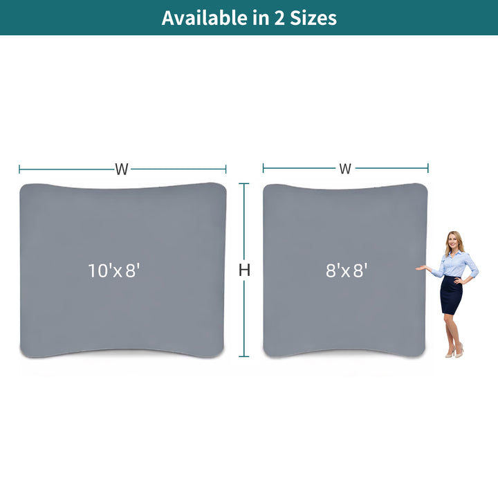 Custom Curved Pillow Case Tension Fabric Backdrop