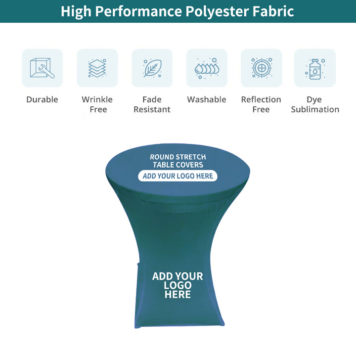 Custom Round Stretch Table Covers 009