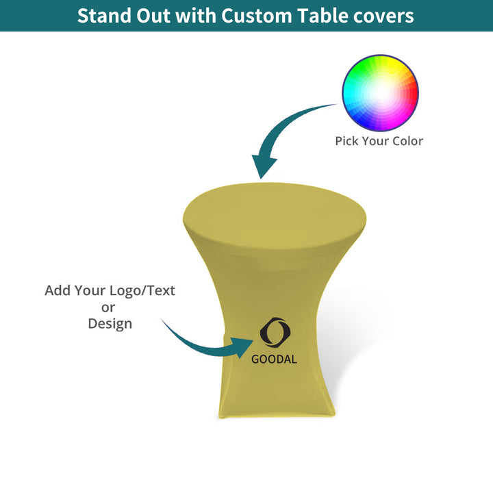 Custom Round Stretch Table Covers 009