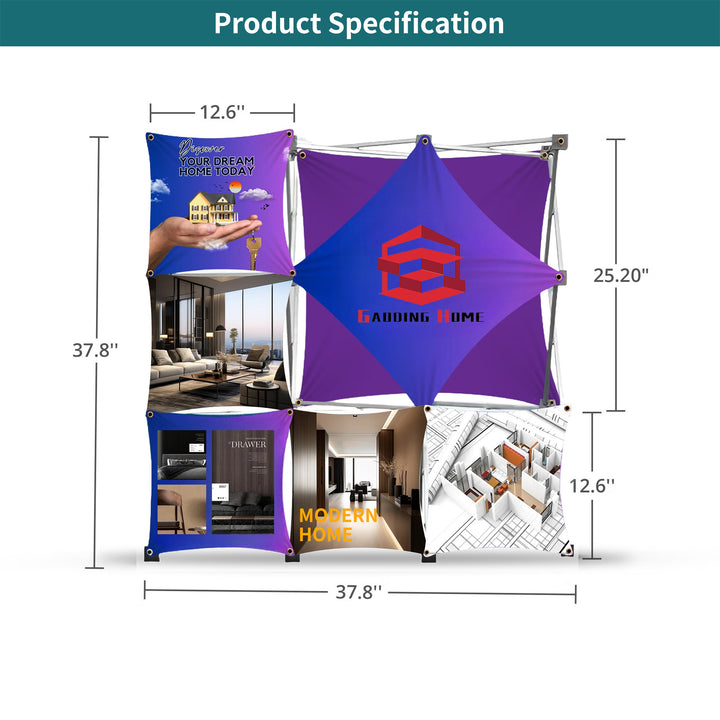 Tabletop 3 x 3 Micro GeoMetrix Display 016