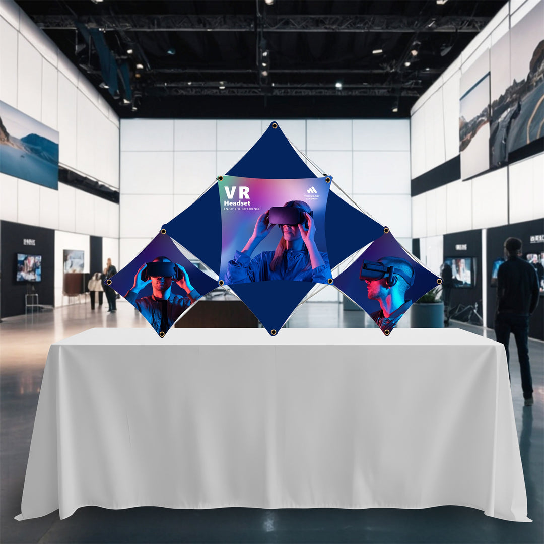 Tabletop Triangular Middle Micro GeoMetrix Display 020