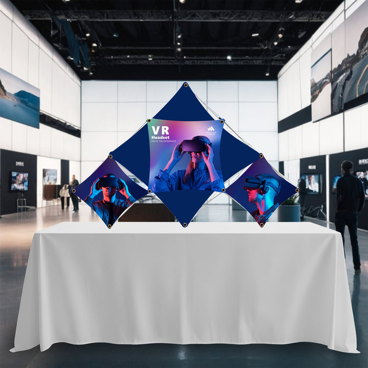 Tabletop Triangular Middle Micro GeoMetrix Display 020