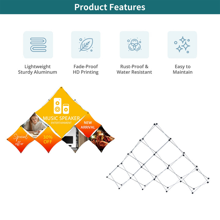 Tabletop Triangular Large Micro GeoMetrix Display 021