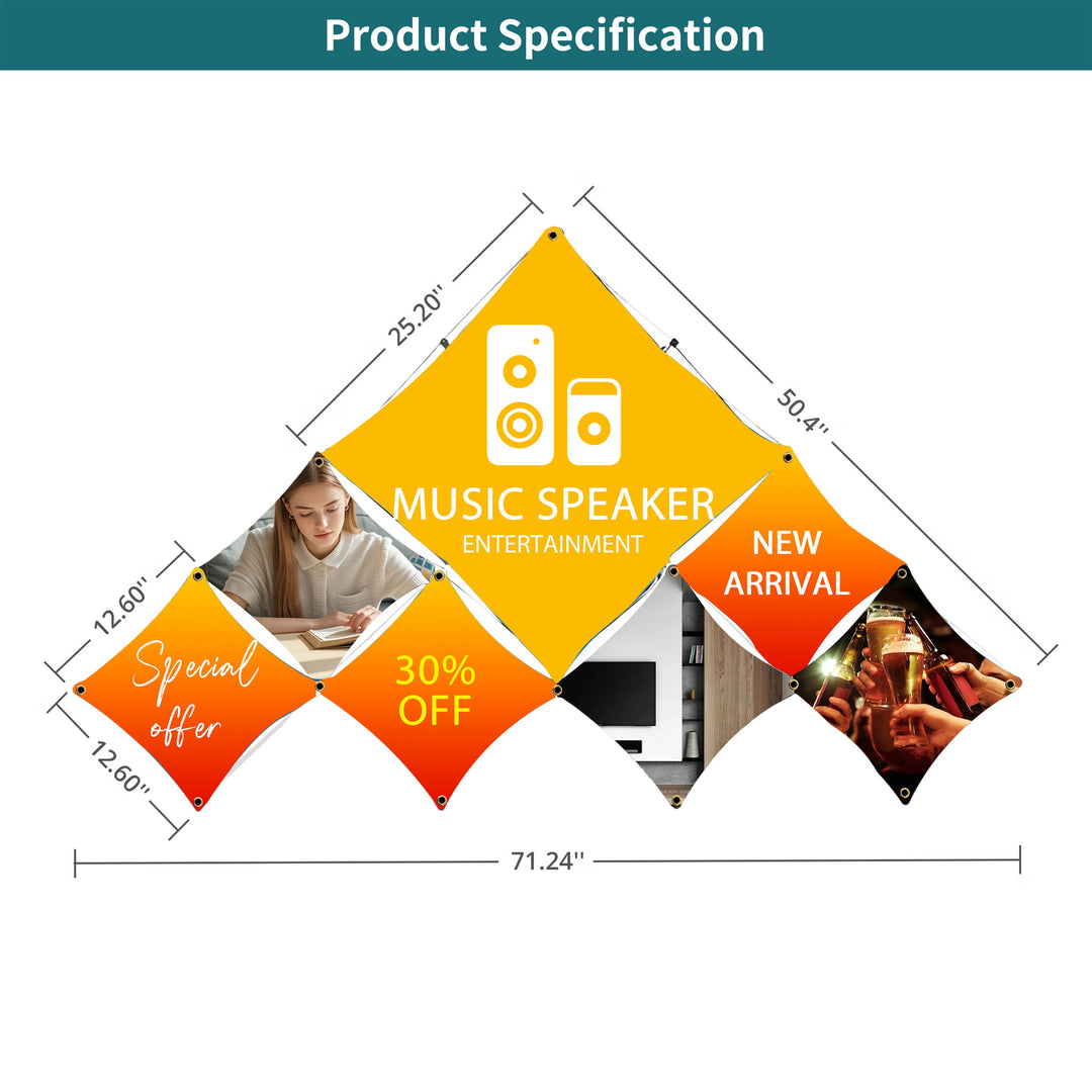 Tabletop Triangular Large Micro GeoMetrix Display 021