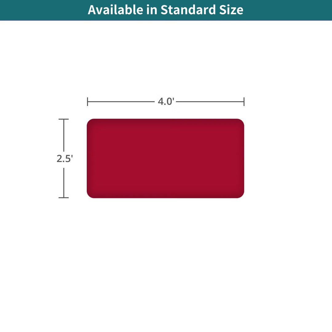 Custom Rectangle Tabletop Covers - Red 023