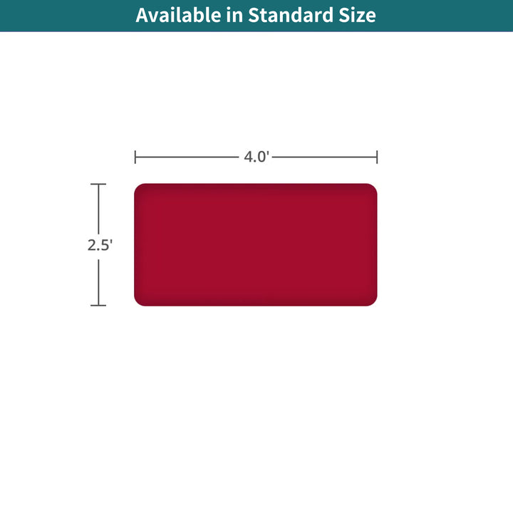 Custom Rectangle Tabletop Covers - Red 023