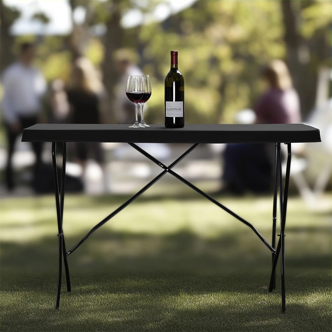 Custom Rectangle Tabletop Covers - Black 024