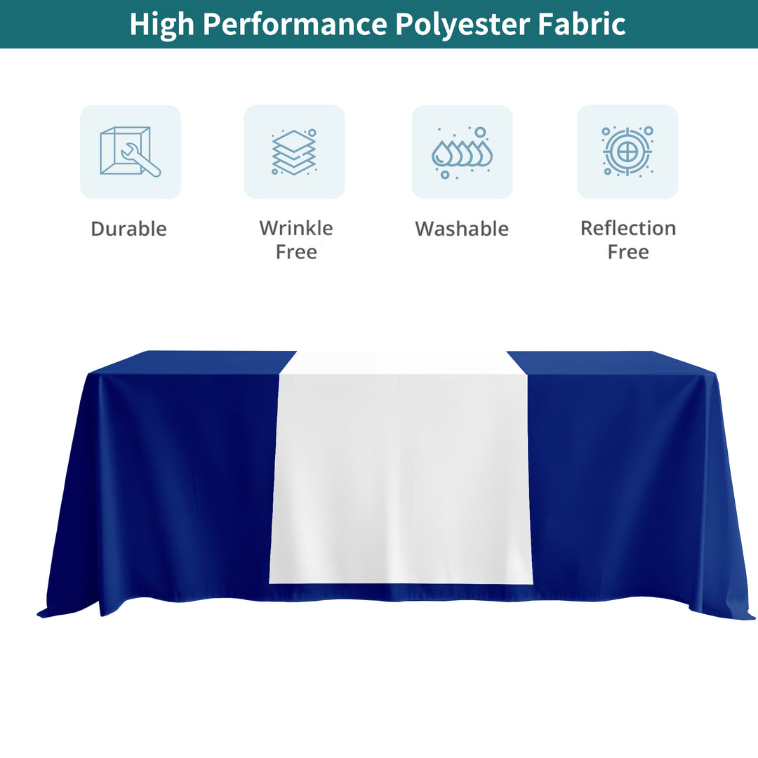 Premium Table Runner - White 025