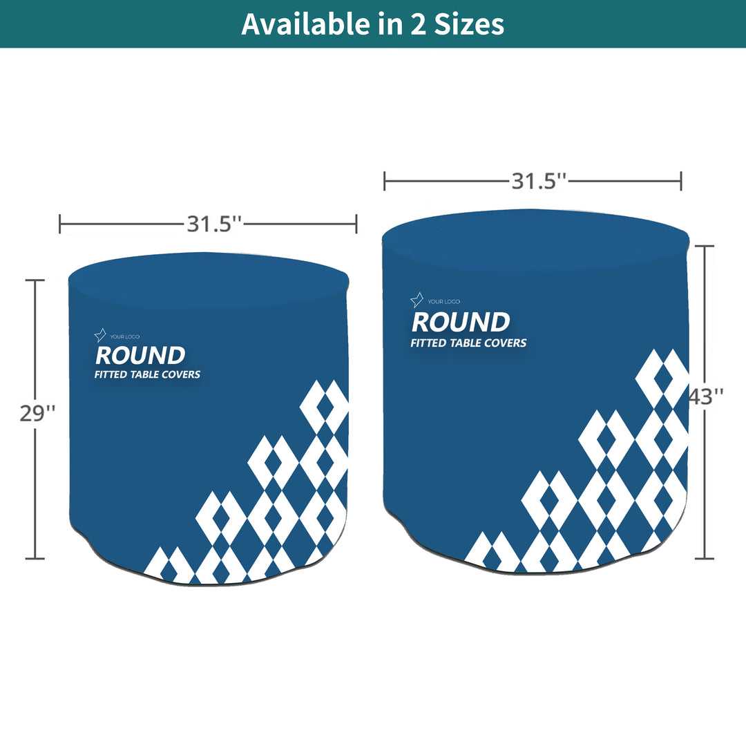 Custom Round Fitted Tablecloths 028