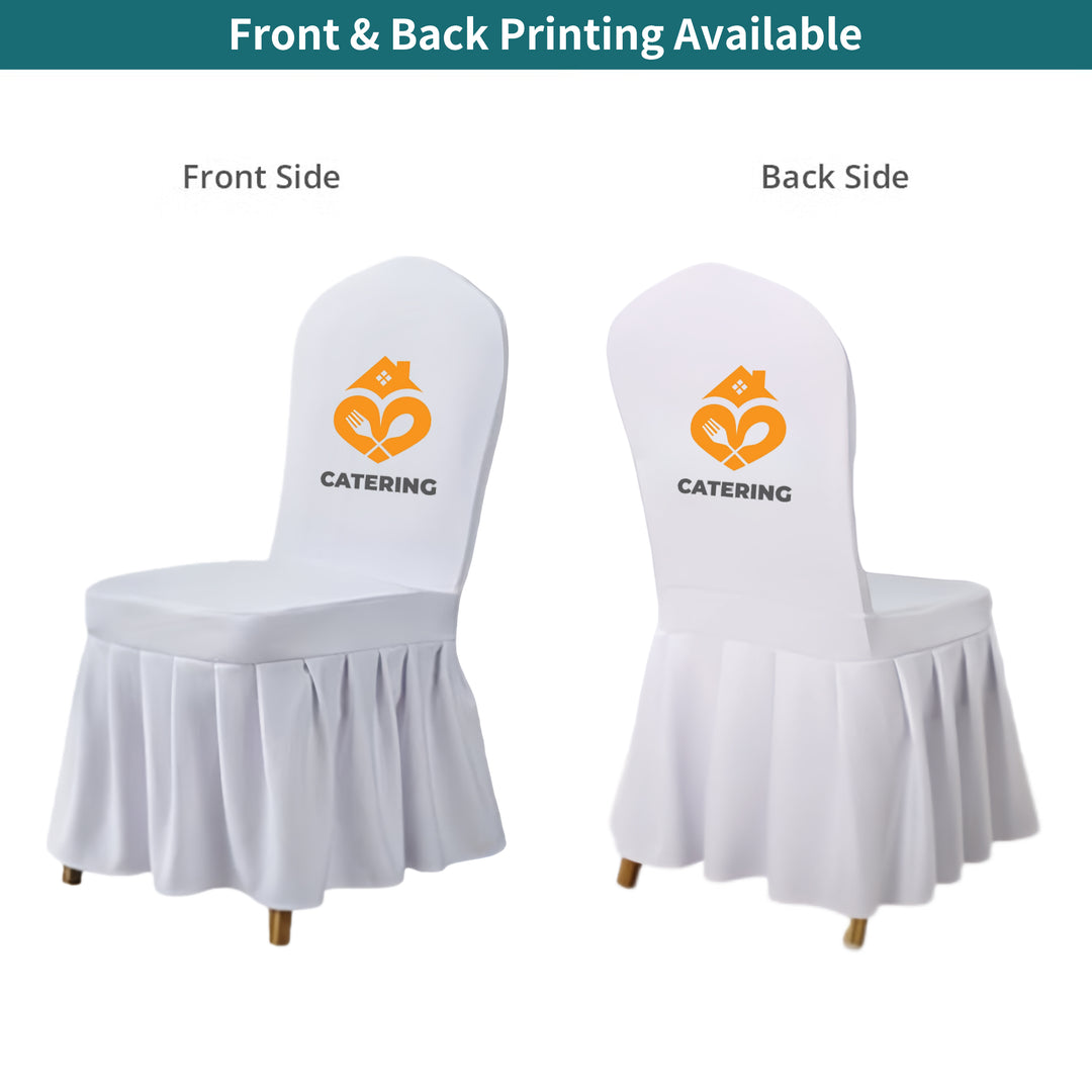 Custom Pleated Banquet Chair Covers 032