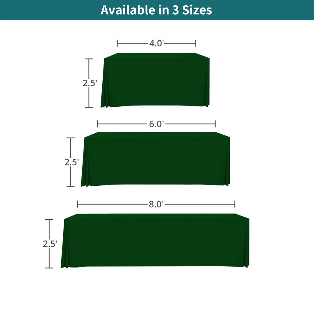 Premium Full Color Table Covers &amp; Tablecloths - 4 Sided 034