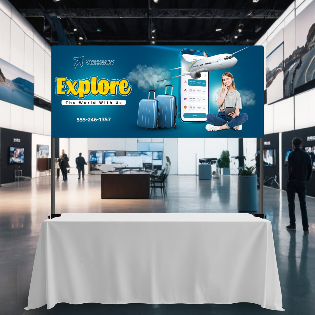 Custom Tabletop Banner - Half Display 041