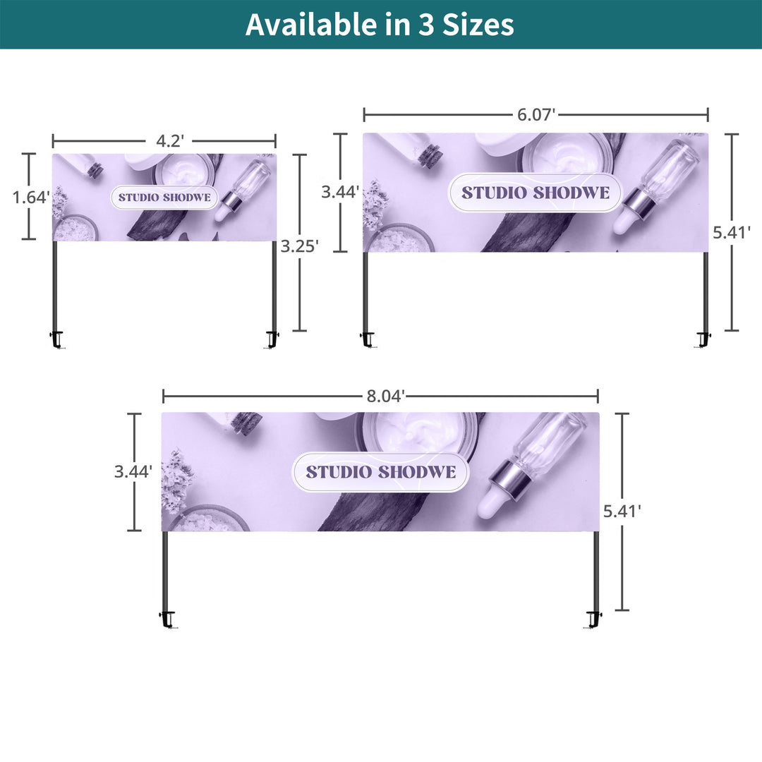 Custom Tabletop Banner - Half Display 041