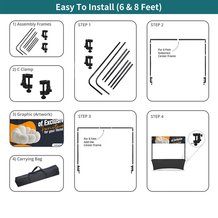 Custom Tabletop Banner - Half Display 041