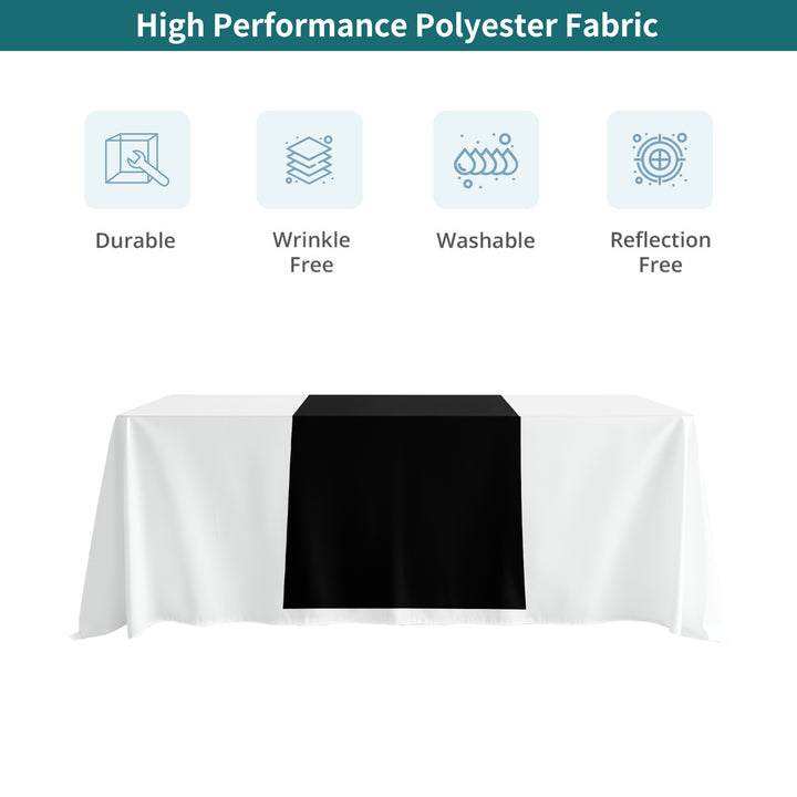 Narrow Table Runner - Black 049