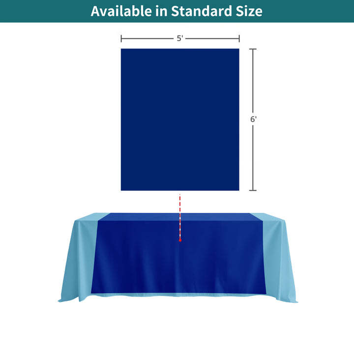 Wide Table Runner - Blue 054