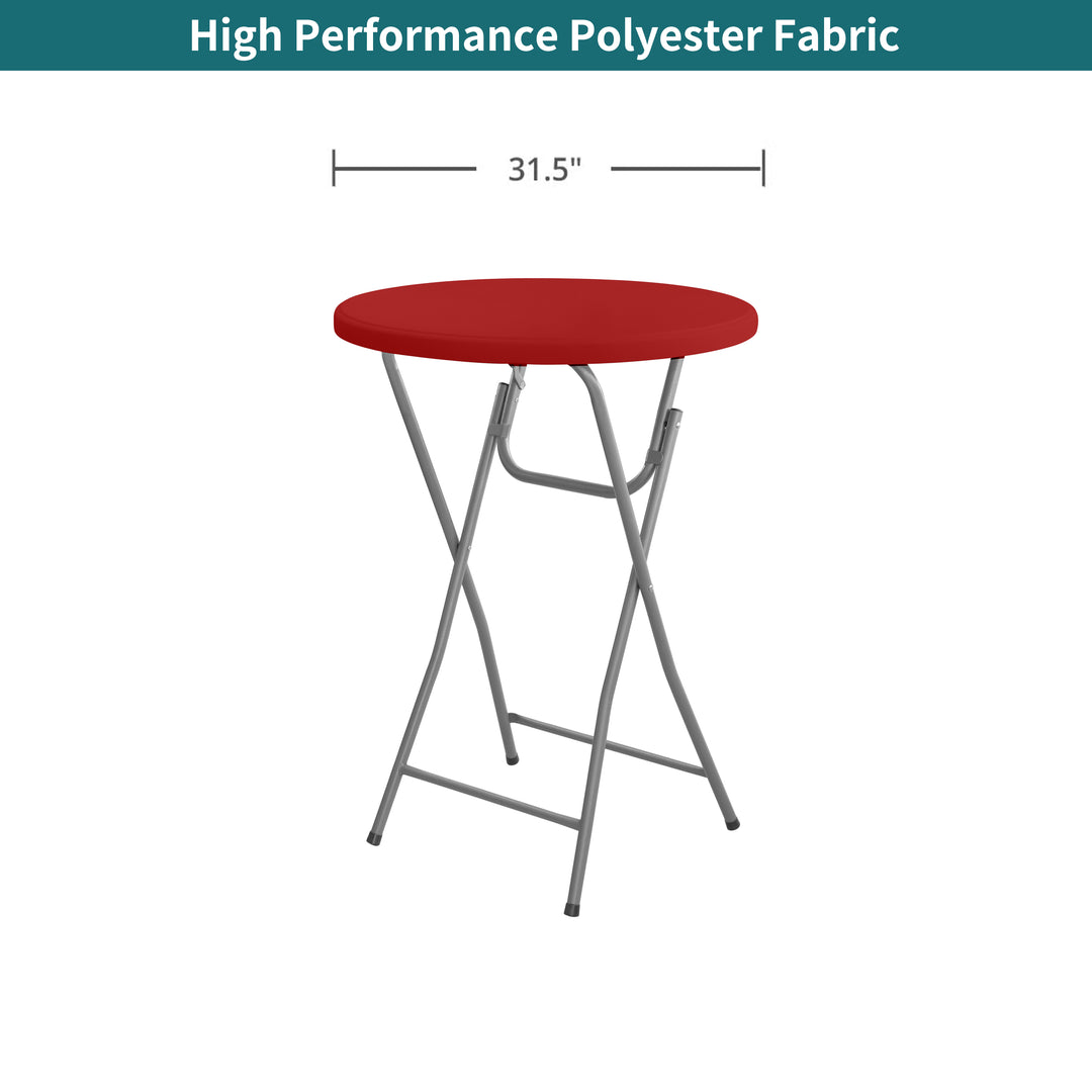 Standard Round Table Topper - Red 060