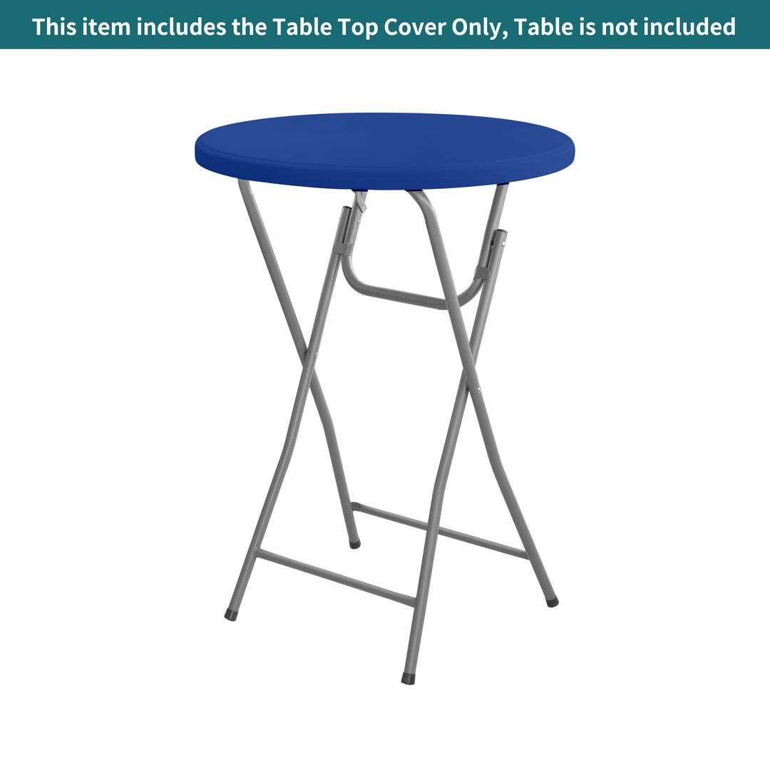 Standard Round Table Topper - Blue 057
