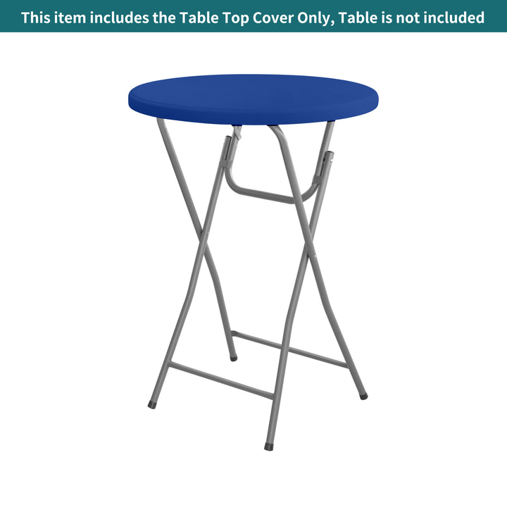 Standard Round Table Topper - Blue 057