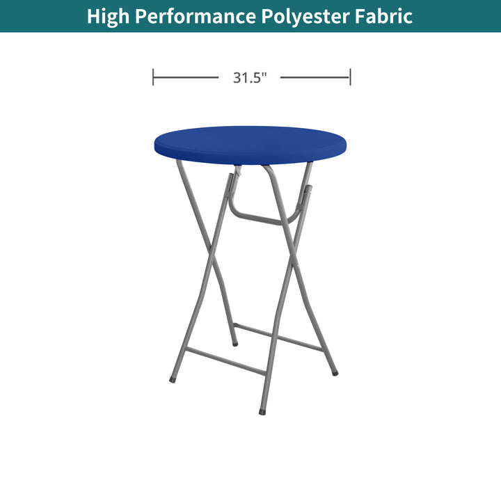 Standard Round Table Topper - Blue 057