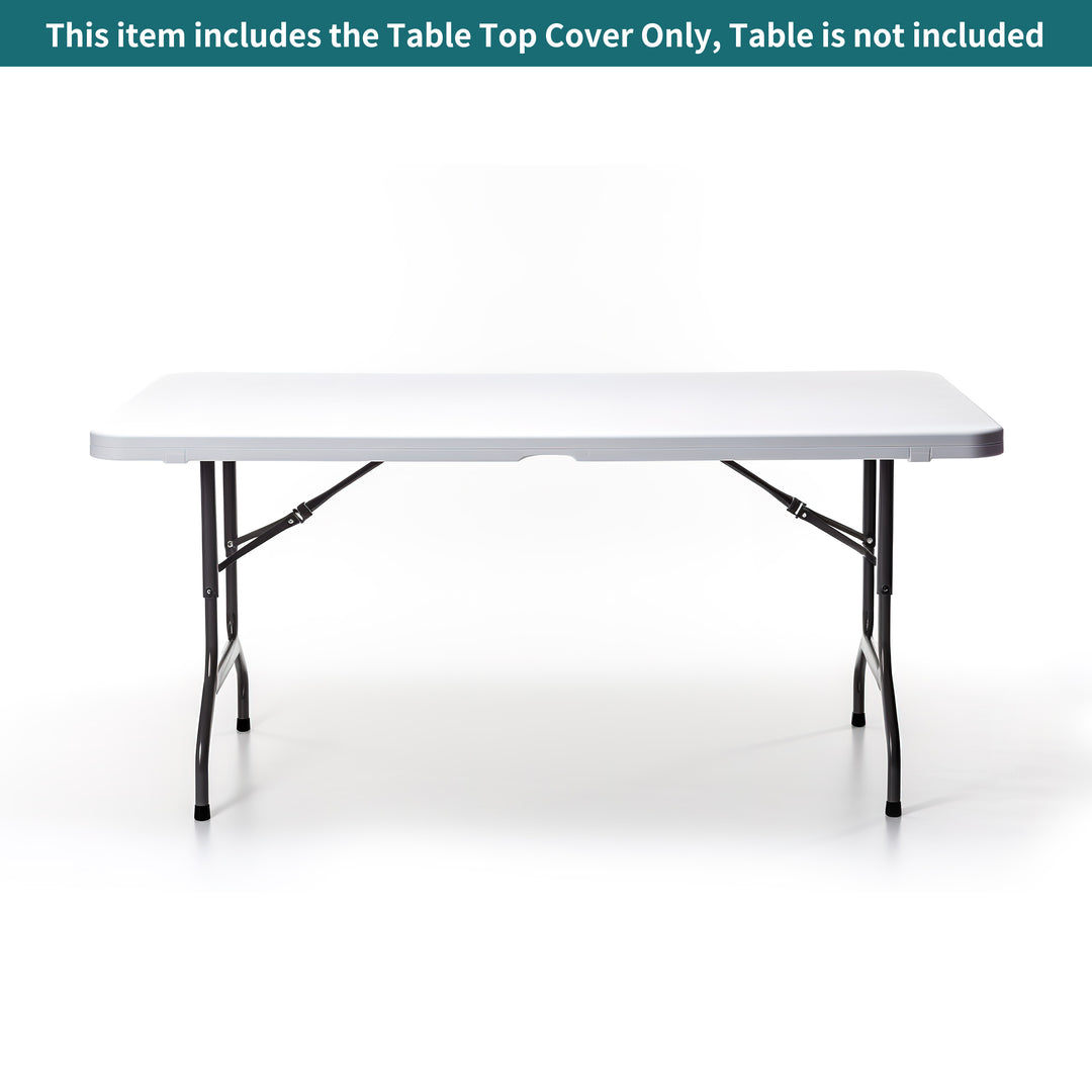 Small Rectangle Tabletop Covers - White 058