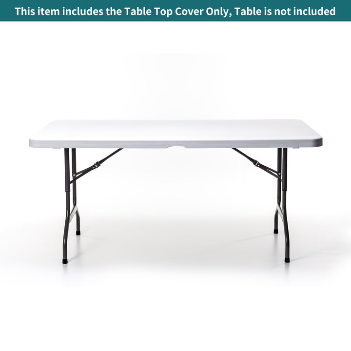 Small Rectangle Tabletop Covers - White 058