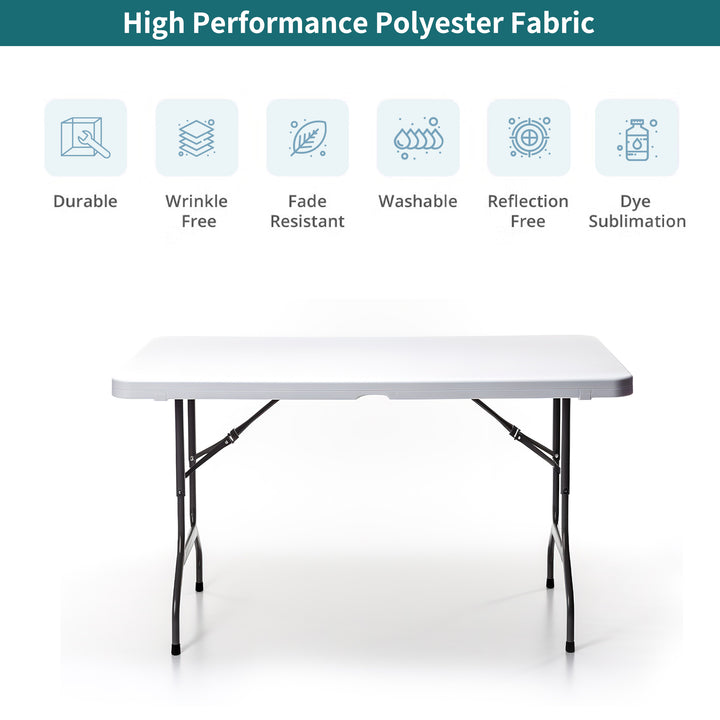 Small Rectangle Tabletop Covers - White 058
