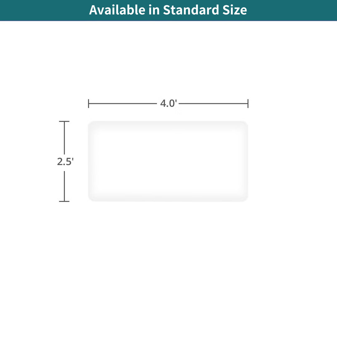 Small Rectangle Tabletop Covers - White 058