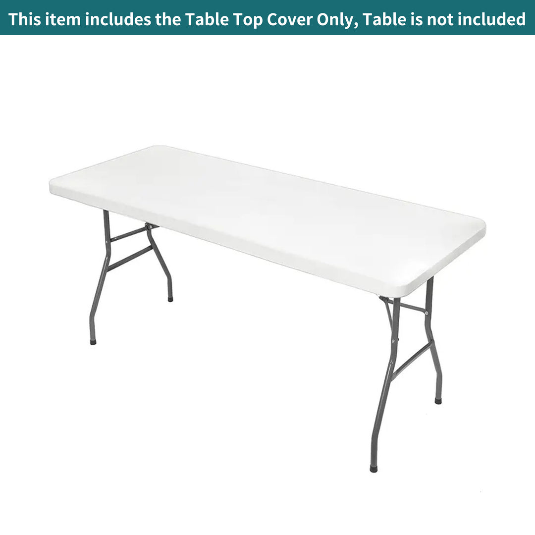 Standard Rectangle Tabletop Covers - White 061