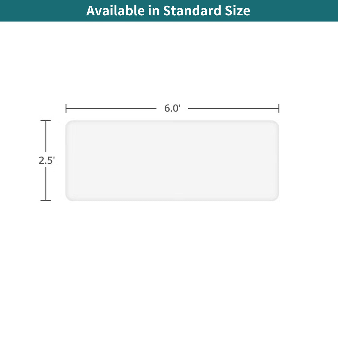 Standard Rectangle Tabletop Covers - White 061