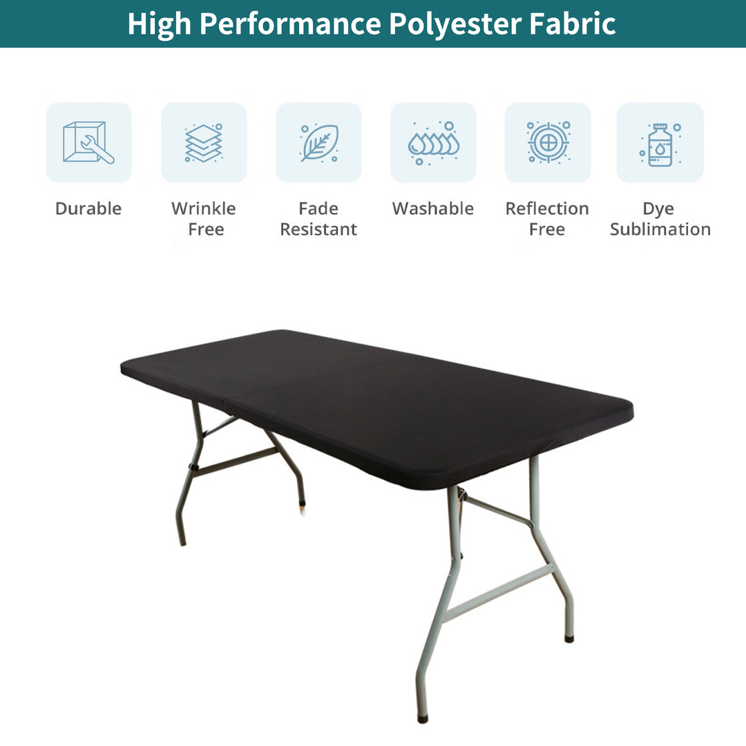Standard Rectangle Tabletop Covers - Black 062