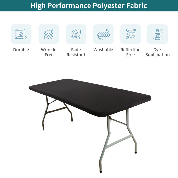 Standard Rectangle Tabletop Covers - Black 062