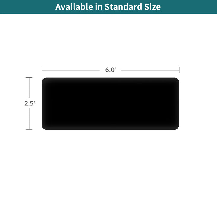 Standard Rectangle Tabletop Covers - Black 062