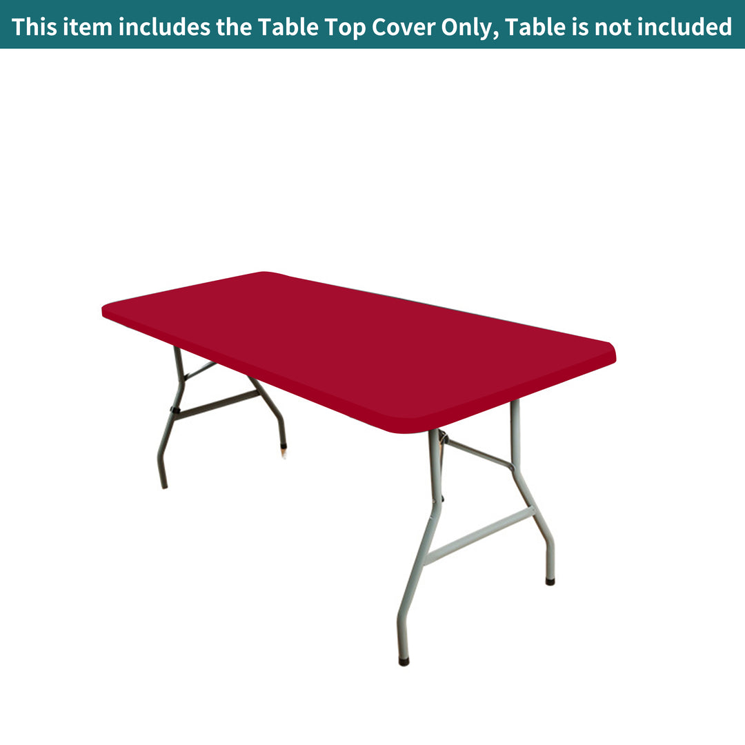 Standard Rectangle Tabletop Covers - Red 063