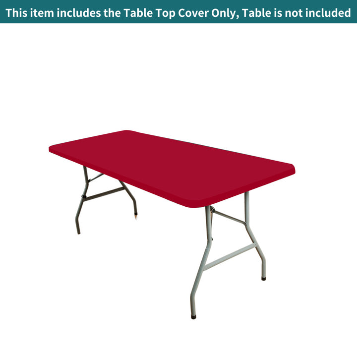 Standard Rectangle Tabletop Covers - Red 063