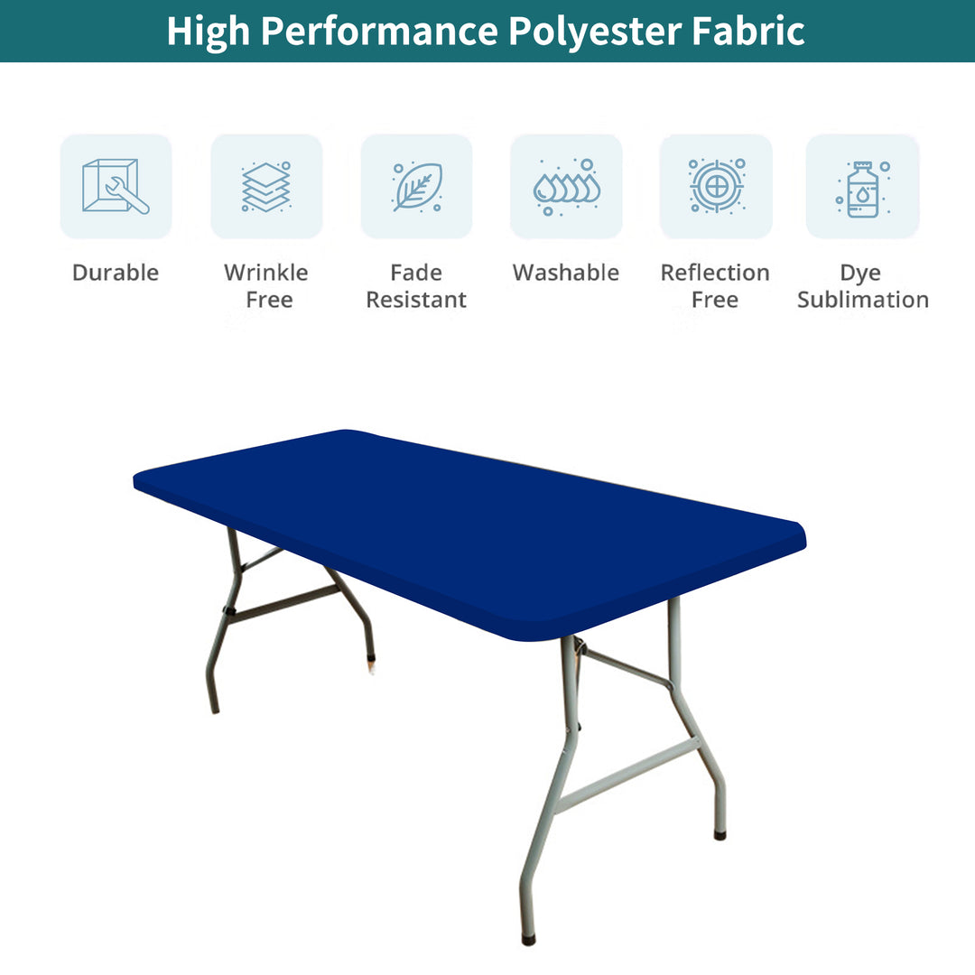 Standard Rectangle Tabletop Covers - Blue 064