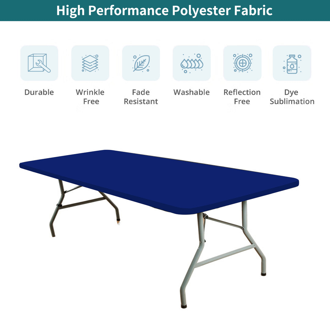 Large Rectangle Tabletop Covers - Blue 068