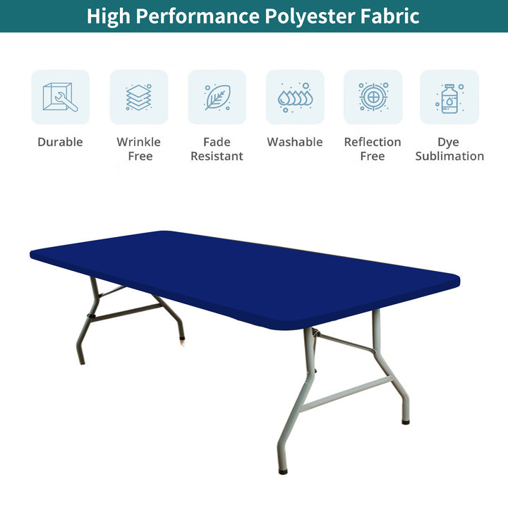 Large Rectangle Tabletop Covers - Blue 068