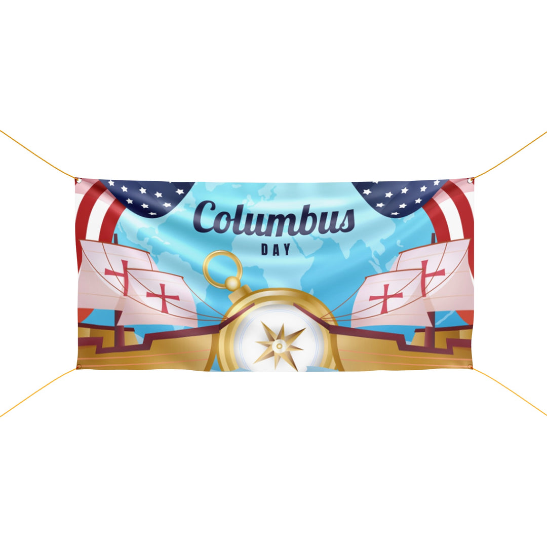 Custom Columbus Day Banners